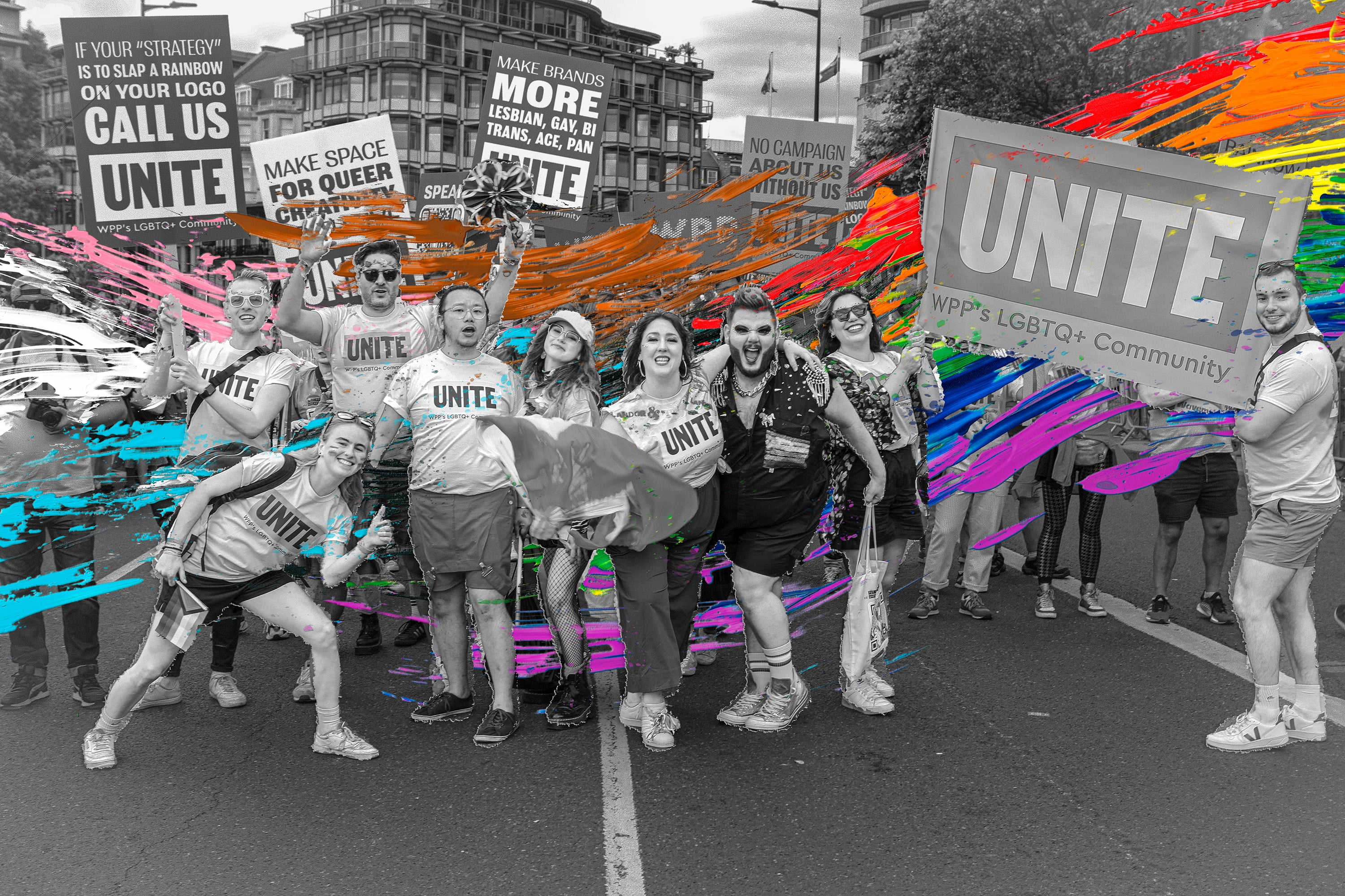 Unite Team in Pride in London campaign