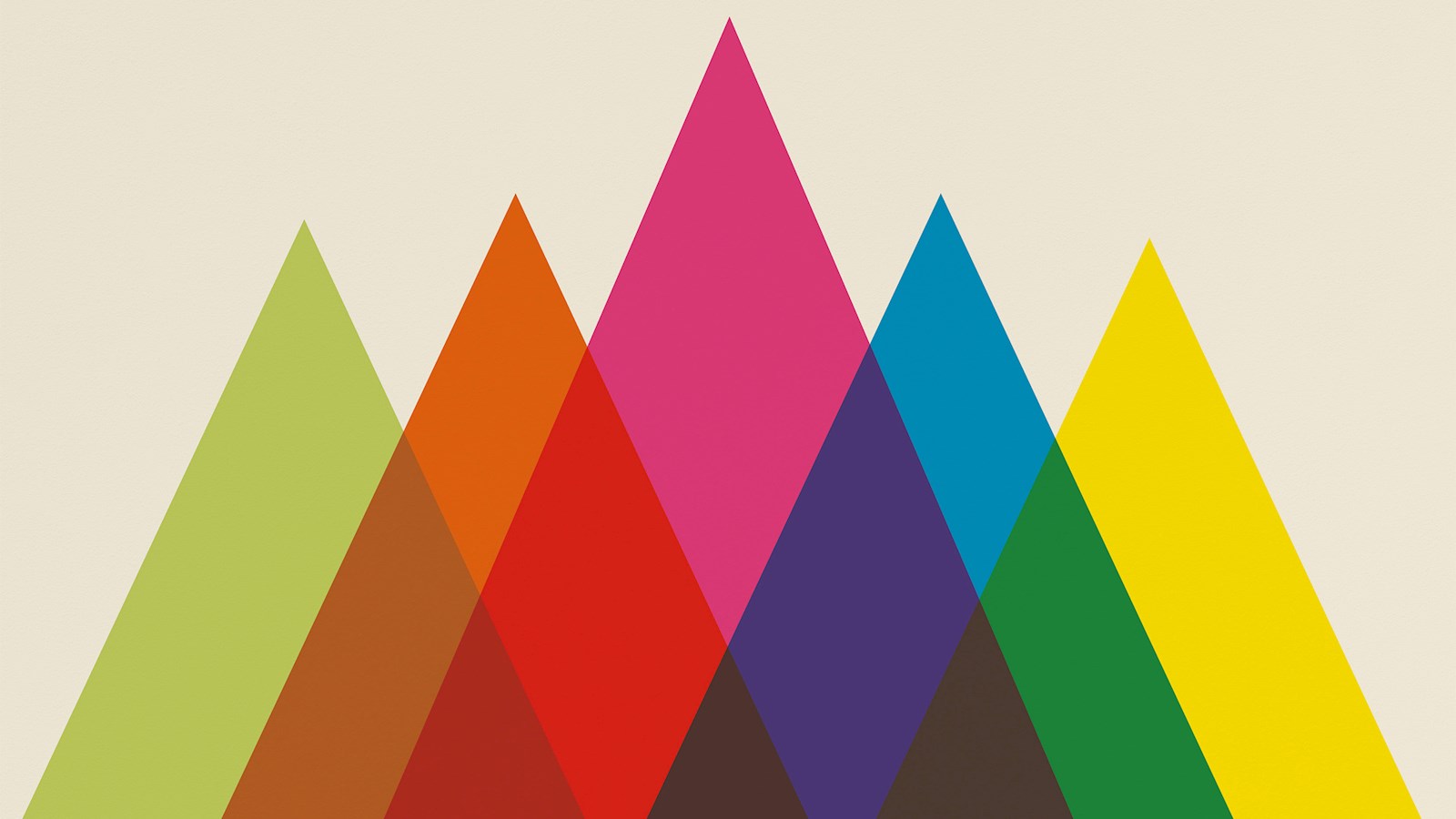 Coloured triangles