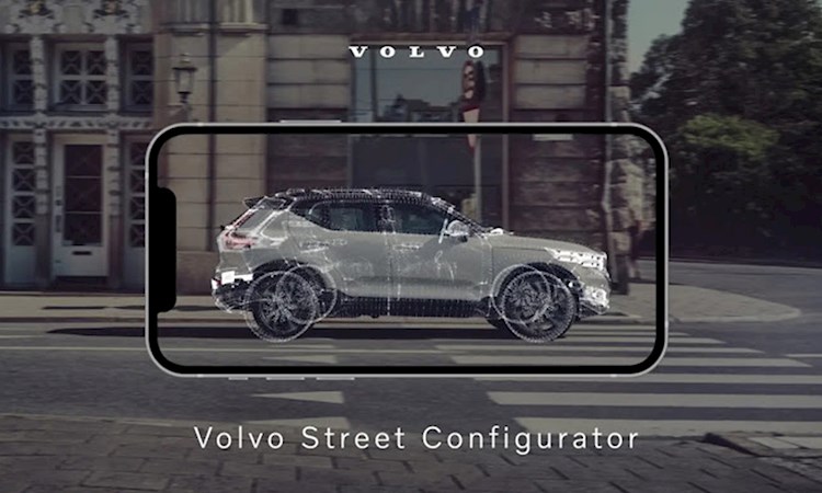 Image showing Volvo car on phone screen