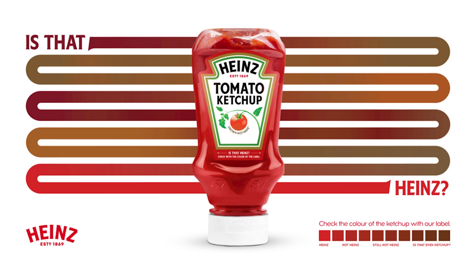 Image showing different shades of ketchup
