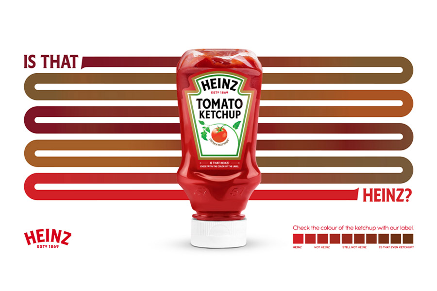 Image showing different shades of ketchup