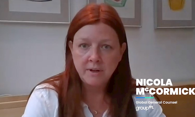 Nicola McCormick, Global General Counsel at GroupM, headshot