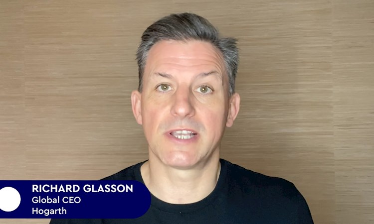 Richard Glasson, Global CEO at Hogarth, headshot