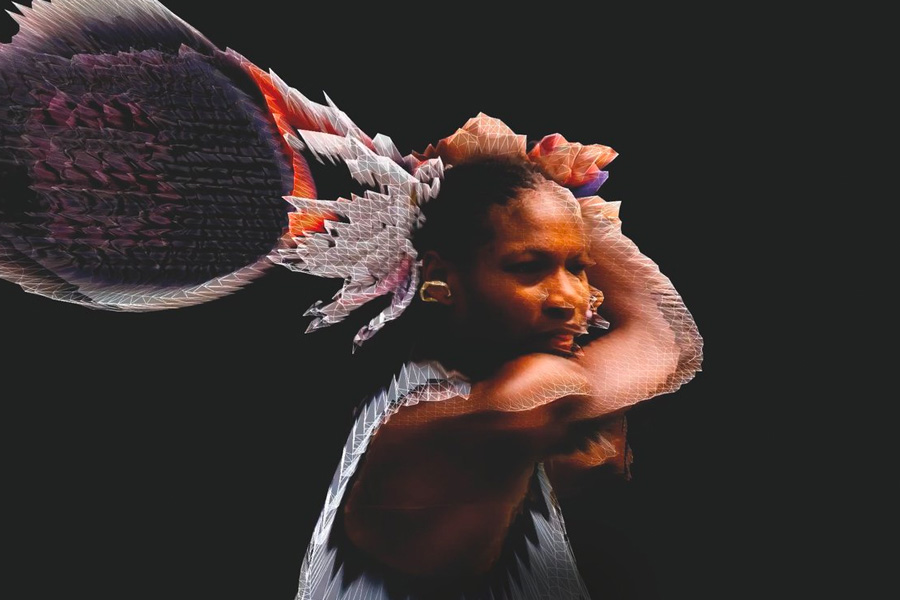 AI generated image of Serena Williams