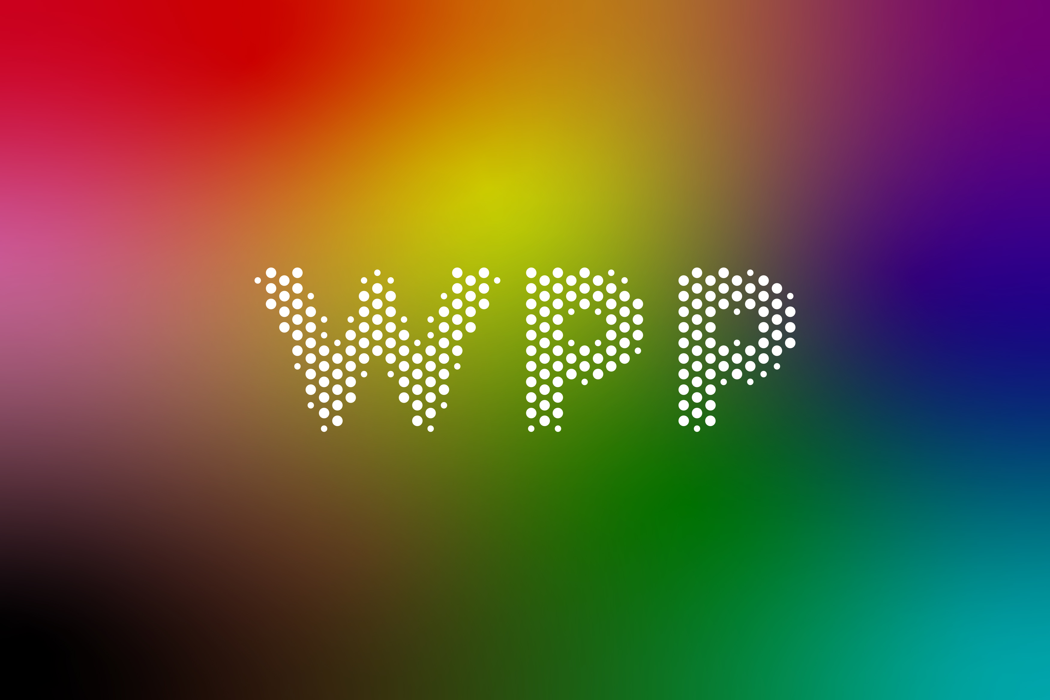 WPP logo on rainbow background