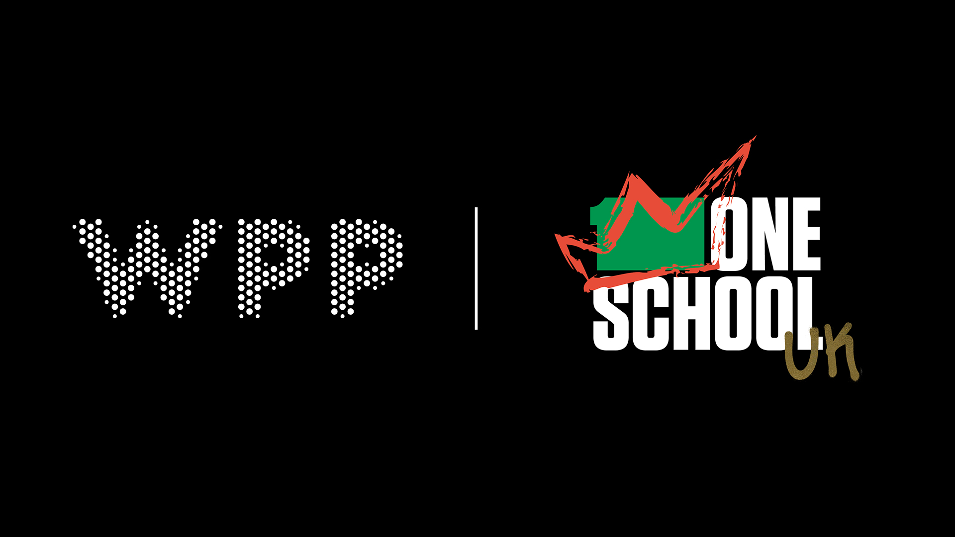 WPP logo and One School UK logo