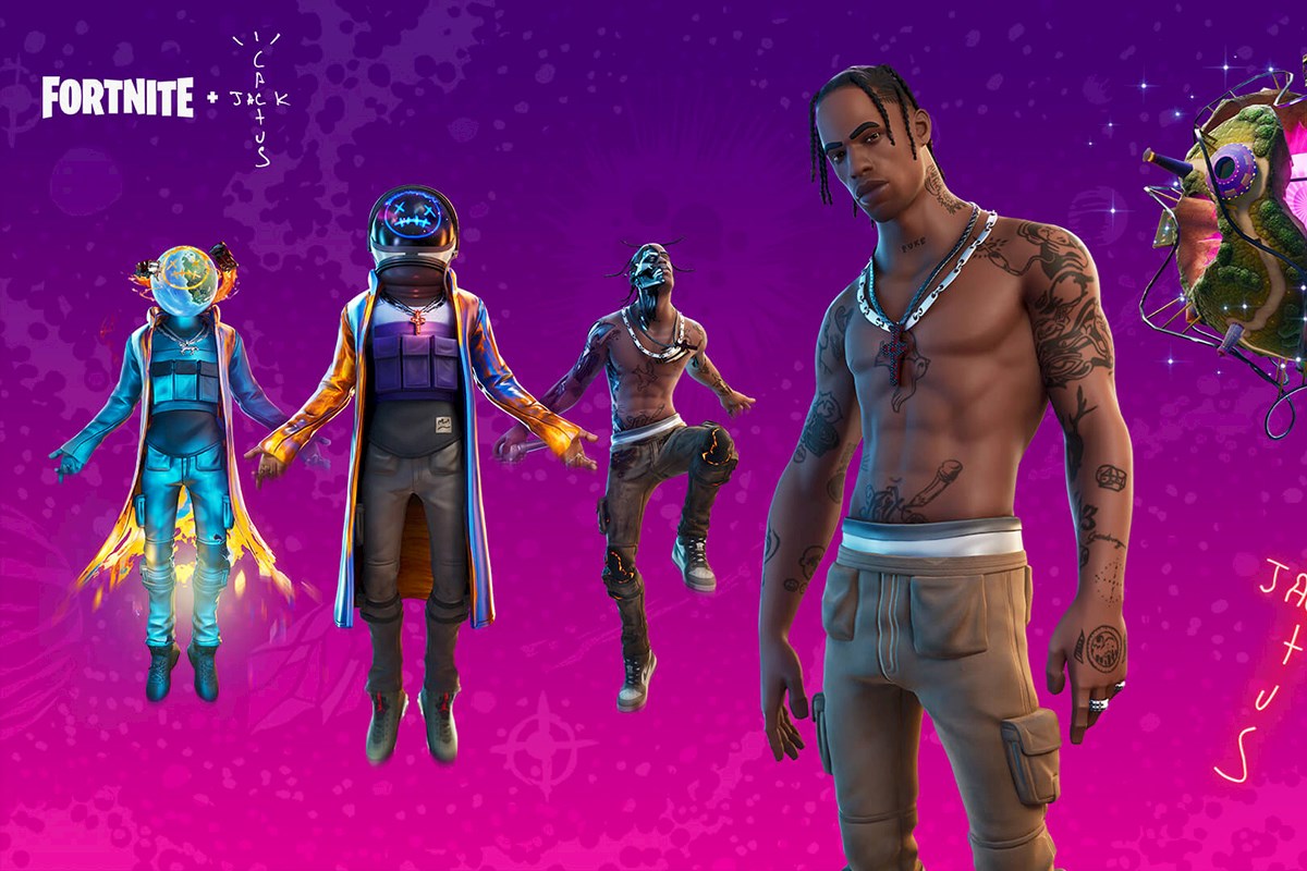 Astronomical concert with Travis Scott, by Fortnite. Courtesy of Epic Games.
