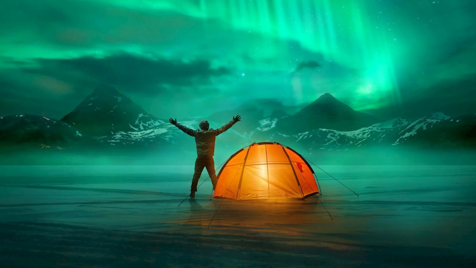 Northern lights tent