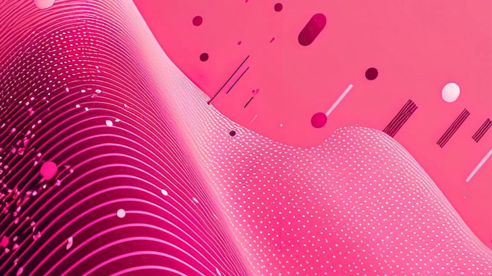 Pattern on pink background