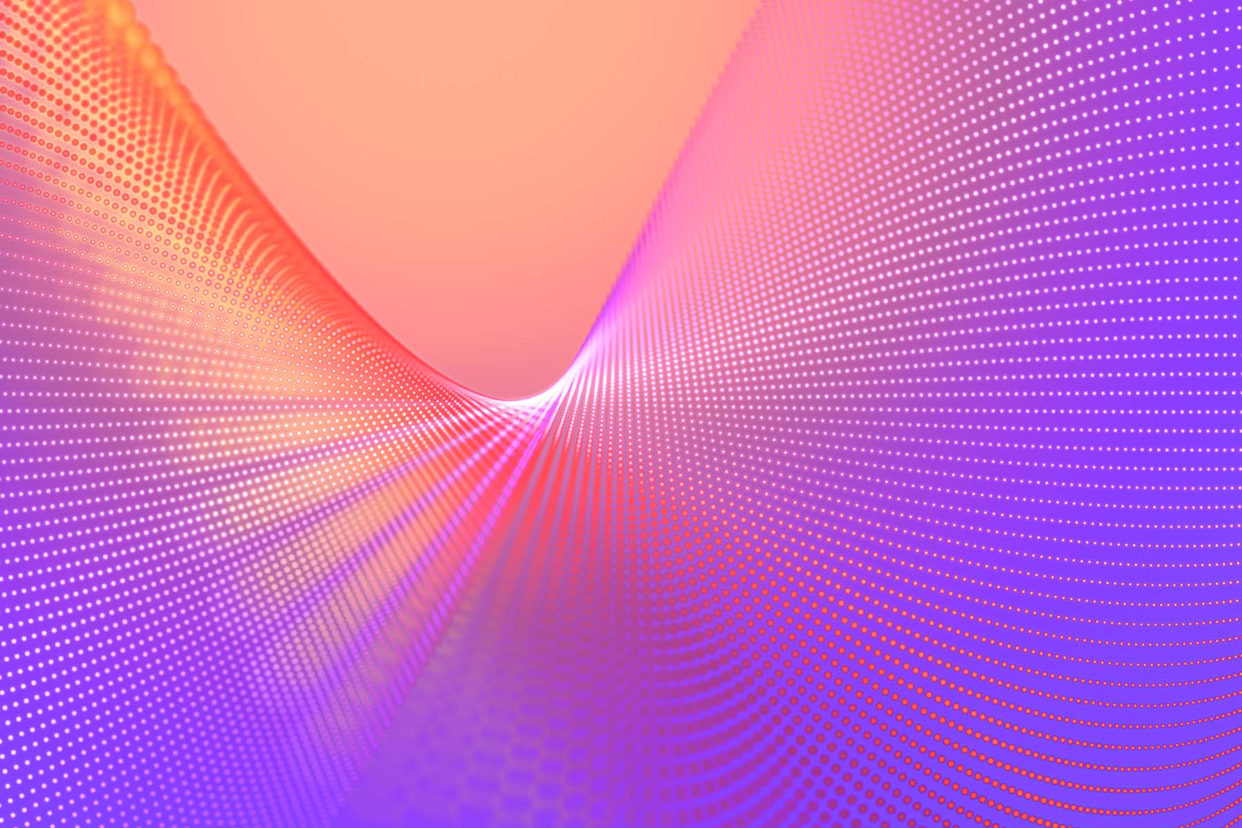 Colourful pink, orange and purple graphic 