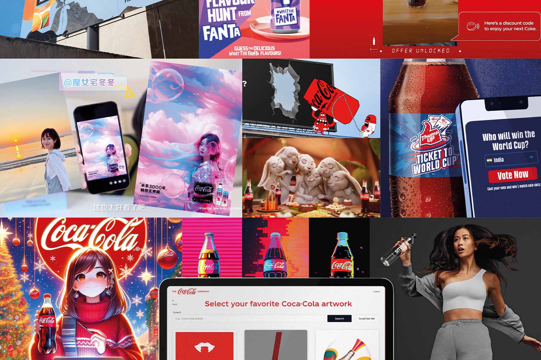 Selection of work for Coca-Cola